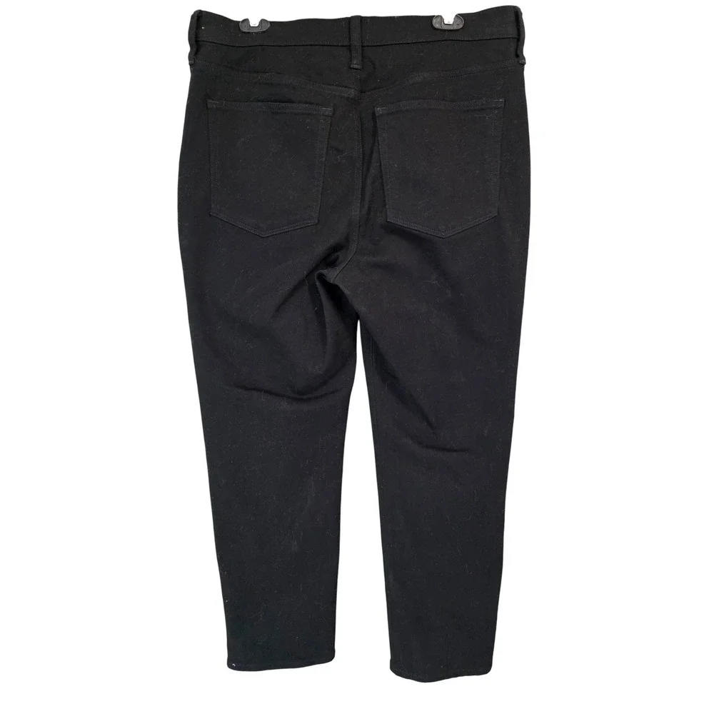 J.Crew Essential Straight Pants‎ Mens 32 Black Fair Trade Cotton Blend